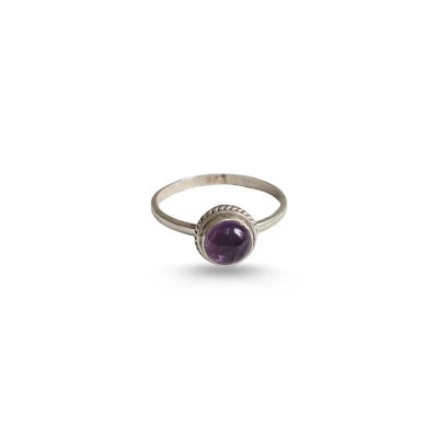 Amethyst Sterling Silver Ring