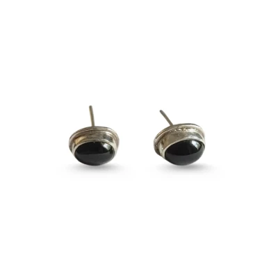 Black Star Stud Earrings