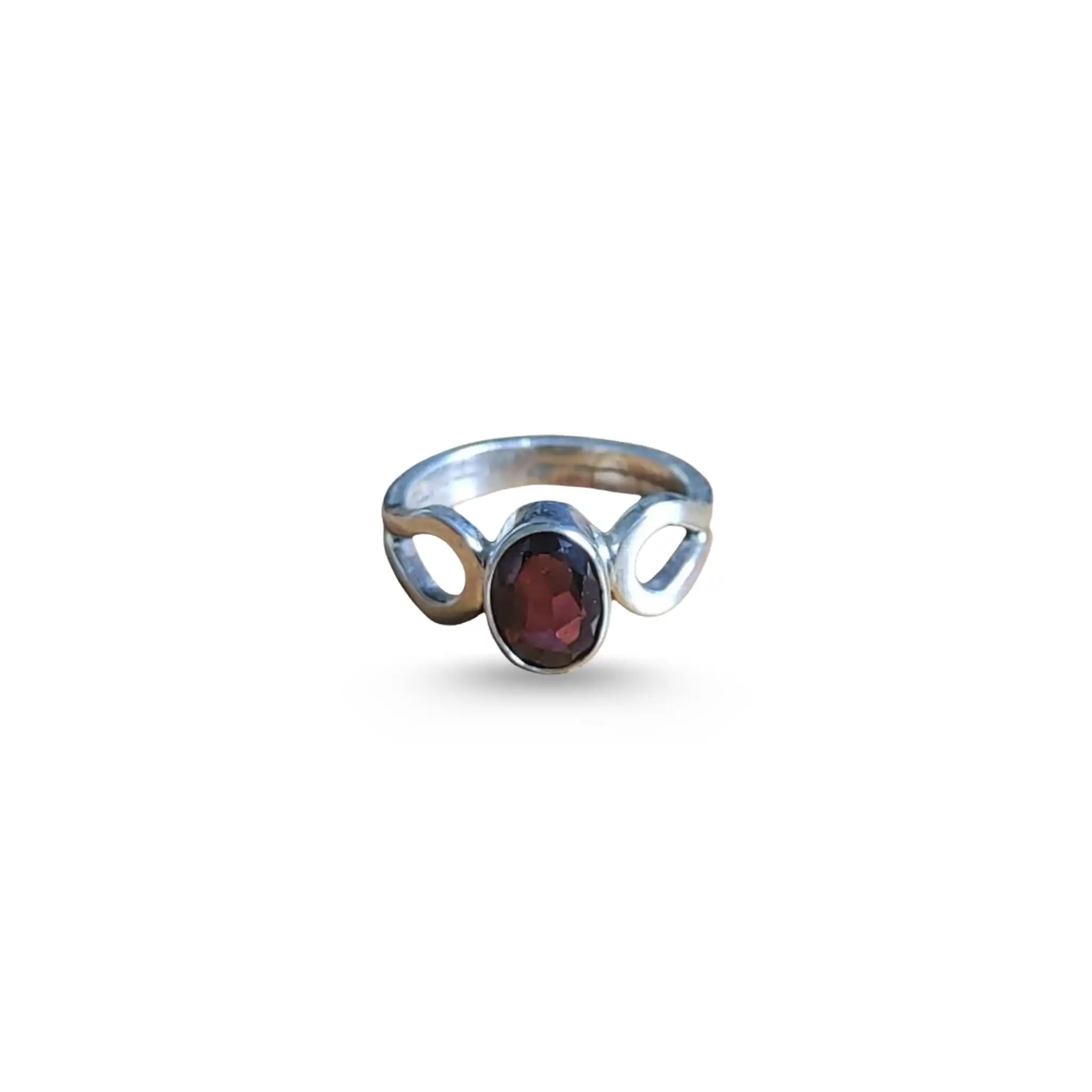 Product image of Garnet Sterling Silver Ring | 925
