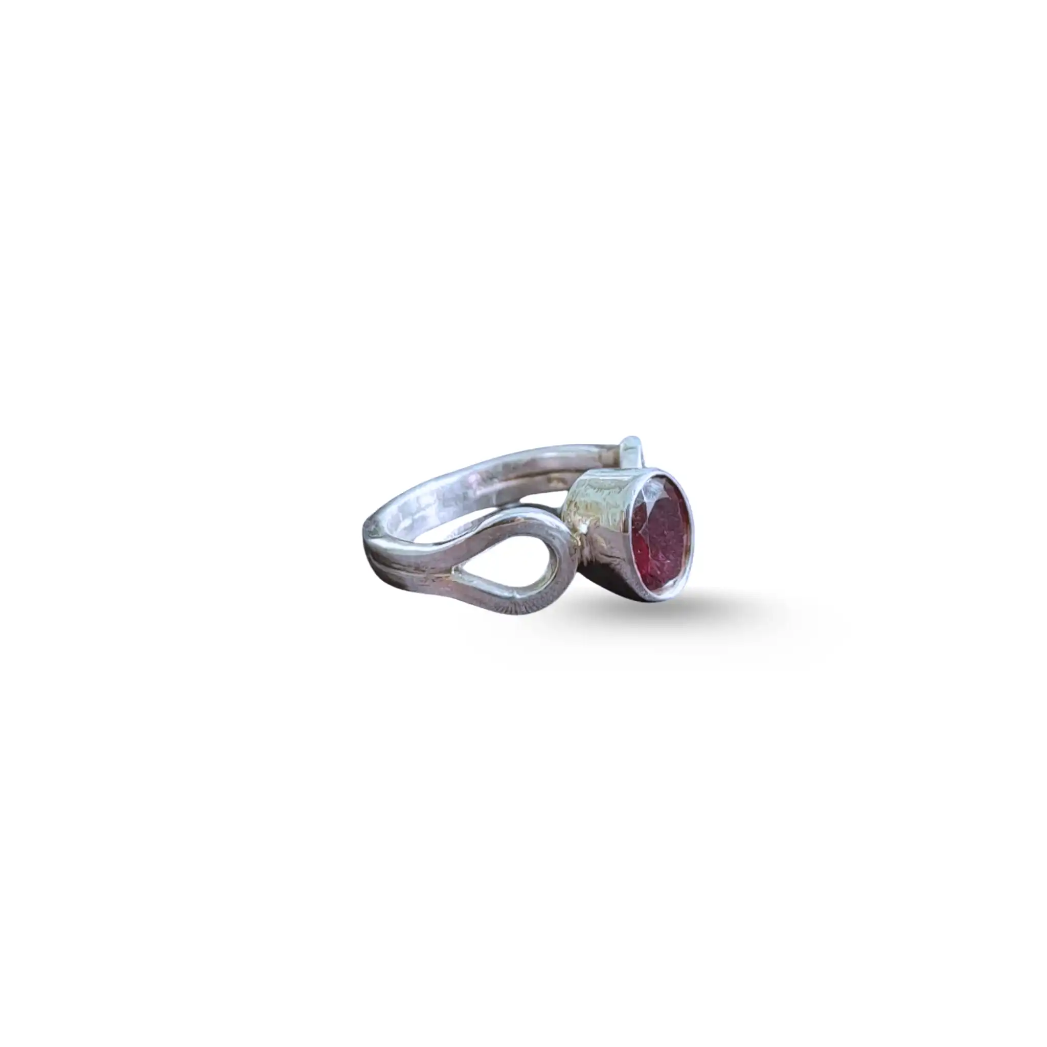 Product image of Garnet Sterling Silver Ring | 925