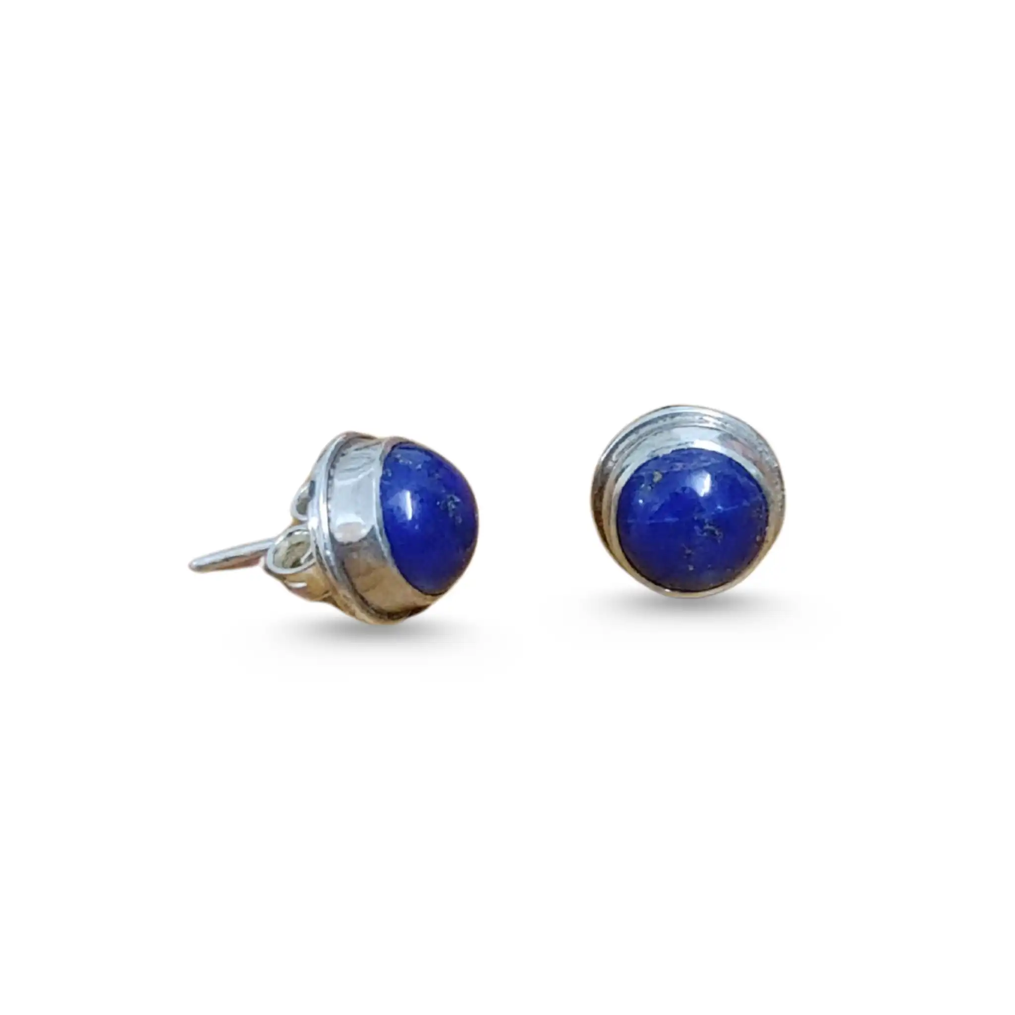 Product image of Lapis Lazuli Silver Stud Earrings