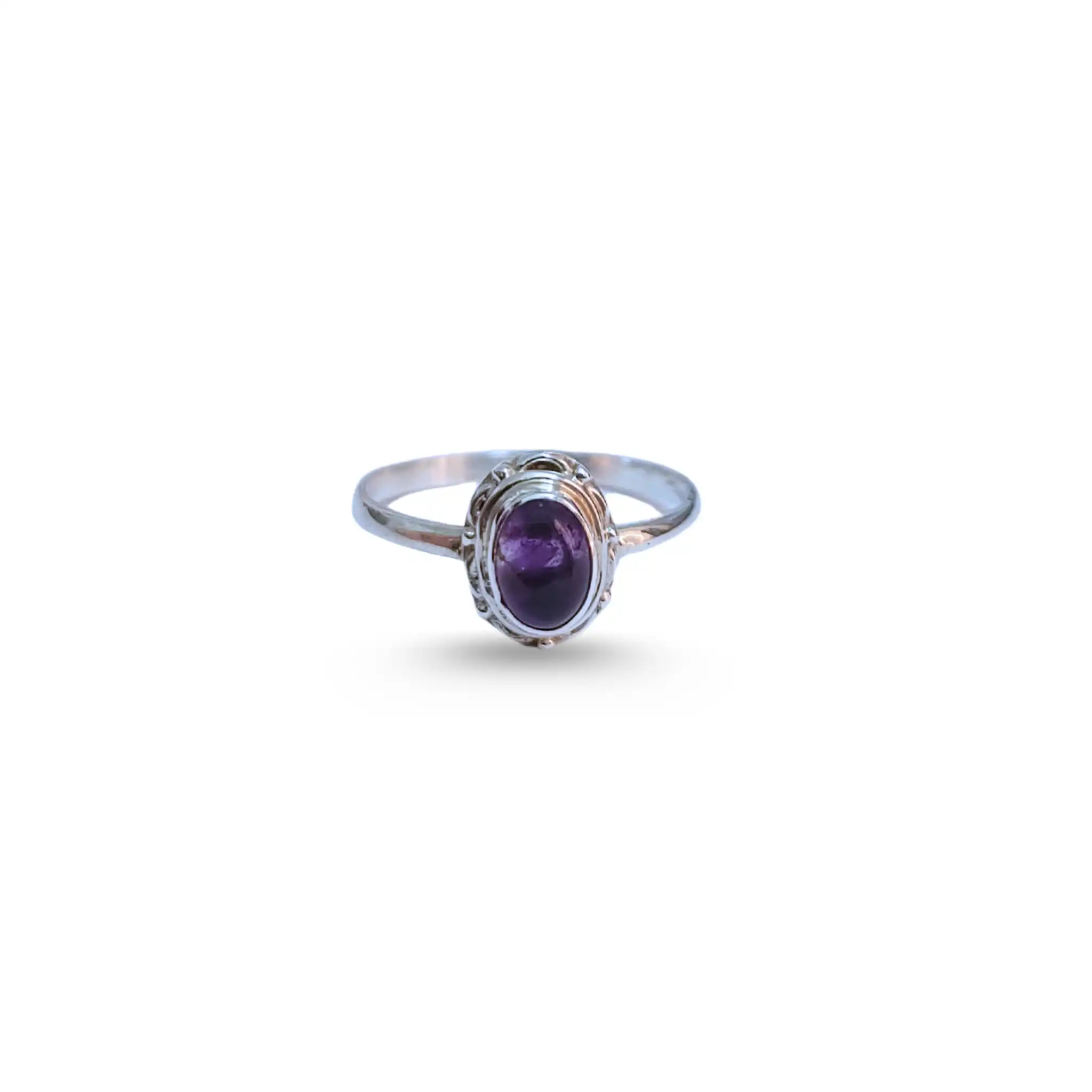Product image of Amethyst Sterling Silver Ring | 925