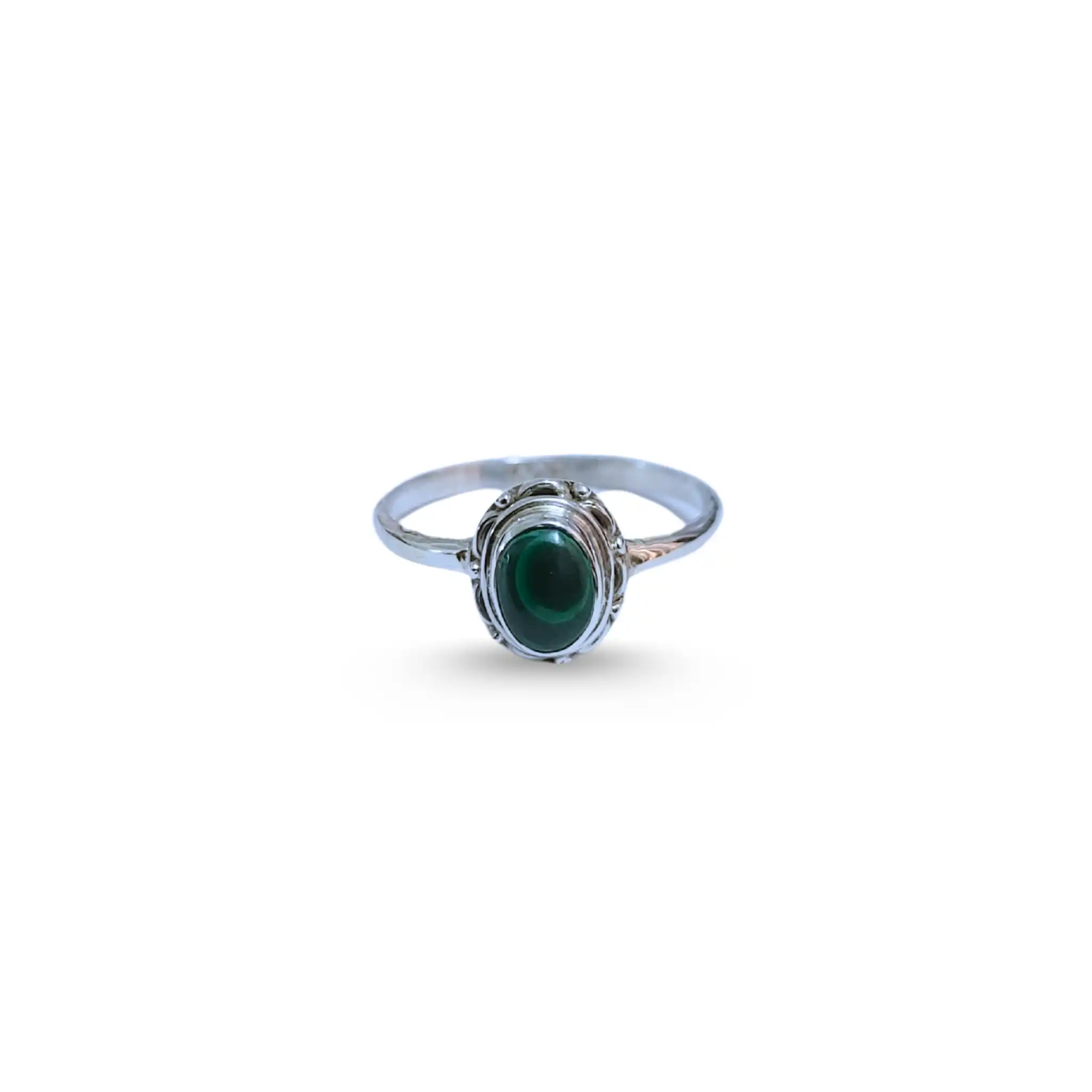 Product image of Malachite Sterling Silver Ring | 925