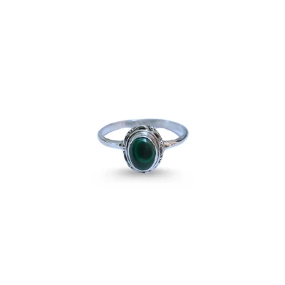 Malachite Sterling Silver Ring ...