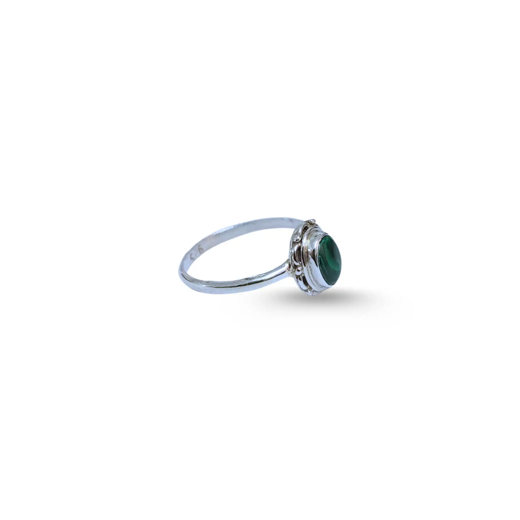 Product image of Malachite Sterling Silver Ring | 925