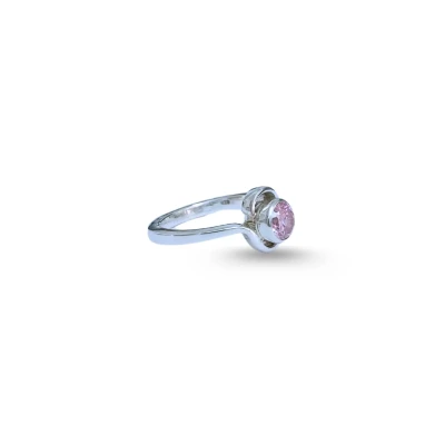 Pink Cubic Zirconia Sterling Si...