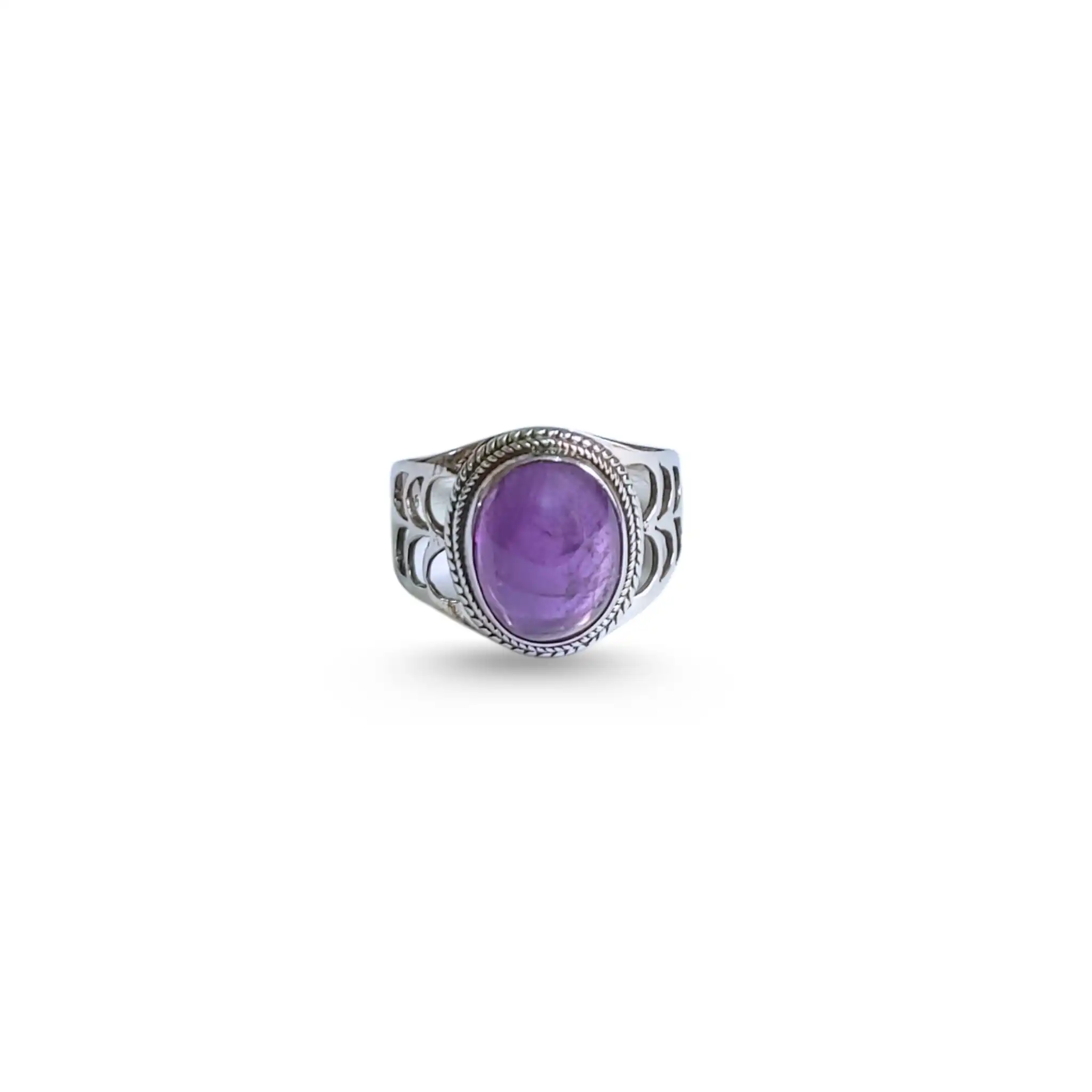 Product image of Amethyst Sterling Silver Ring | Mens