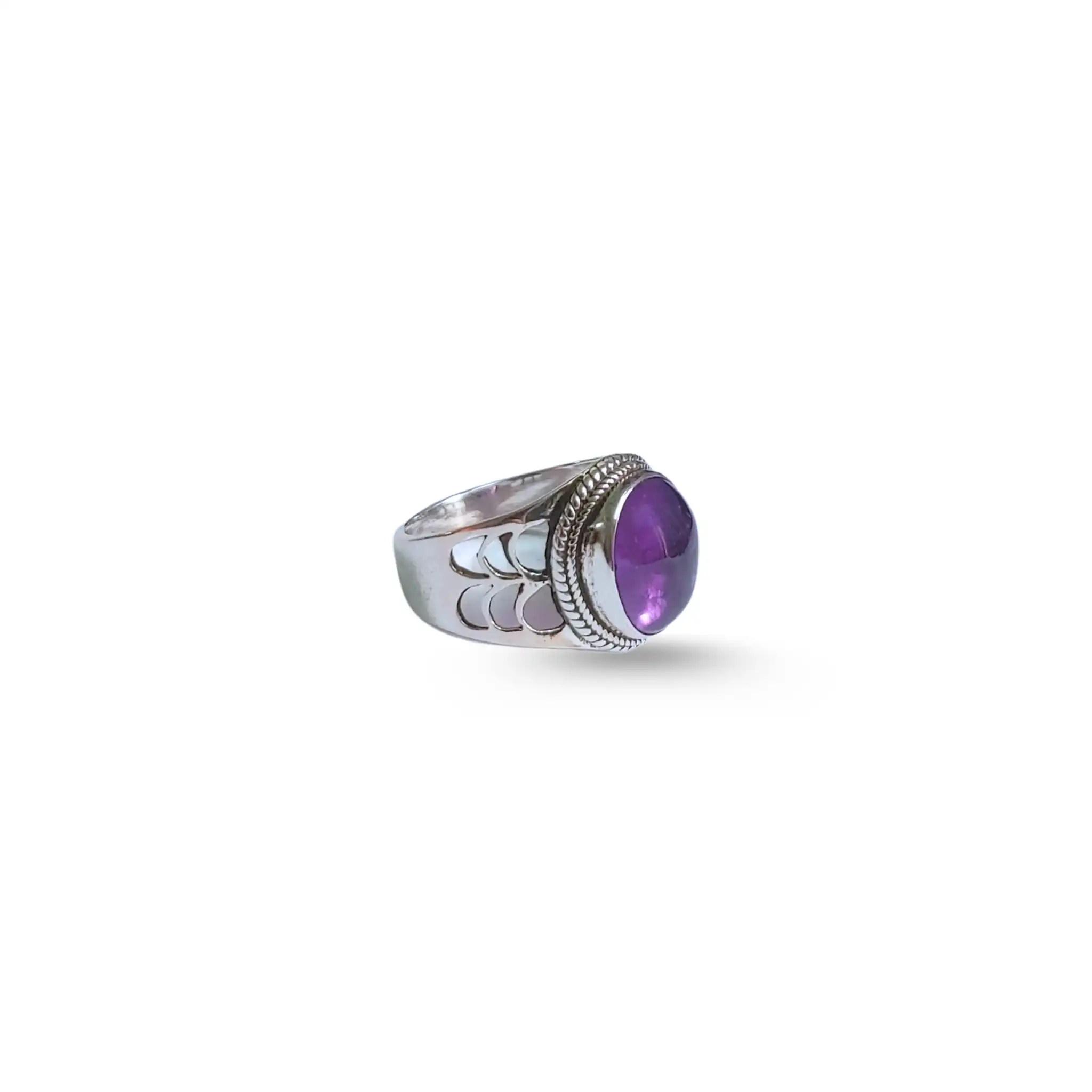 Product image of Amethyst Sterling Silver Ring | Mens