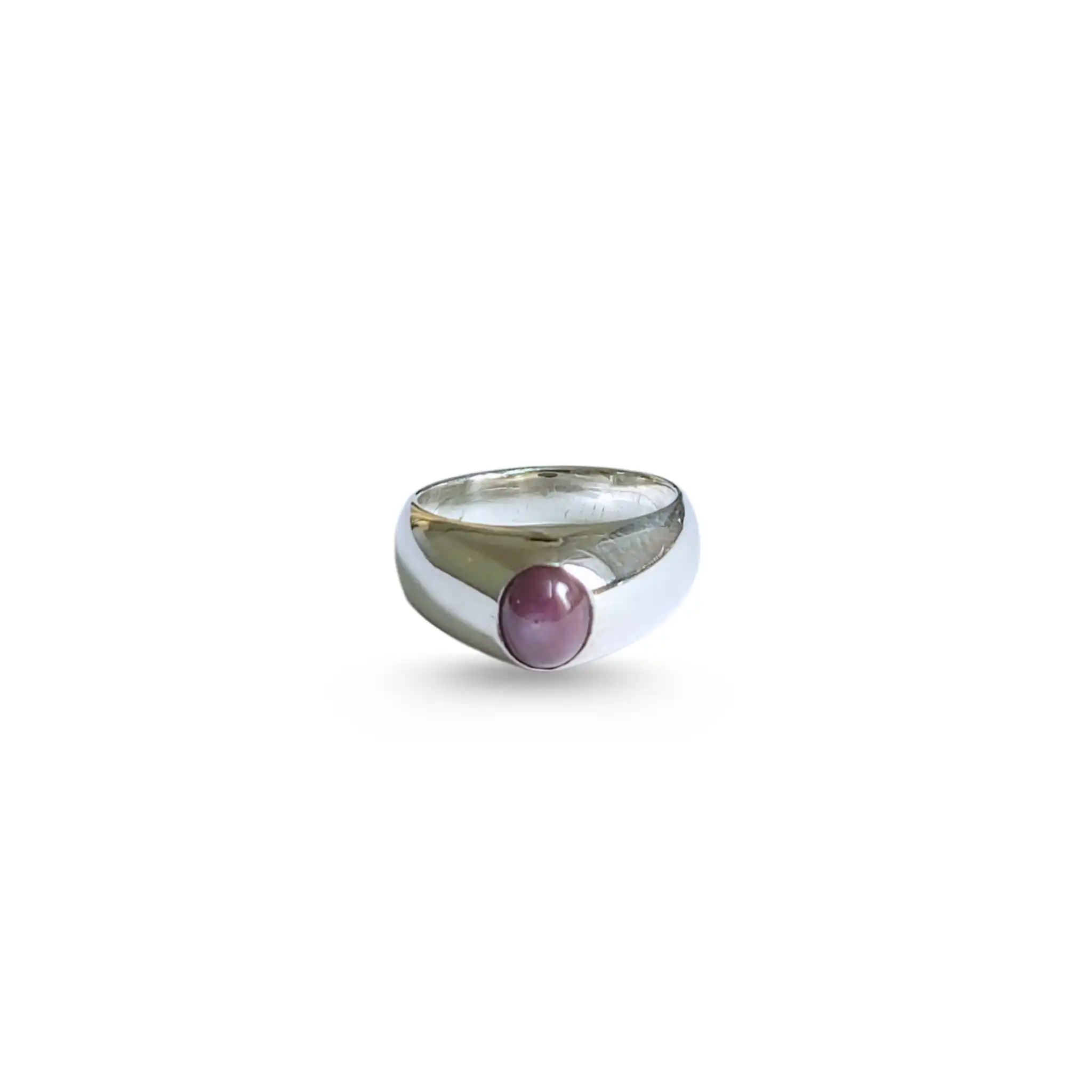 Product image of Star Ruby Sterling Silver Ring | Mens
