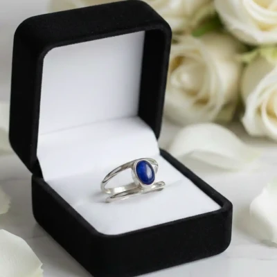 Lapis Lazuli  Silver Ring