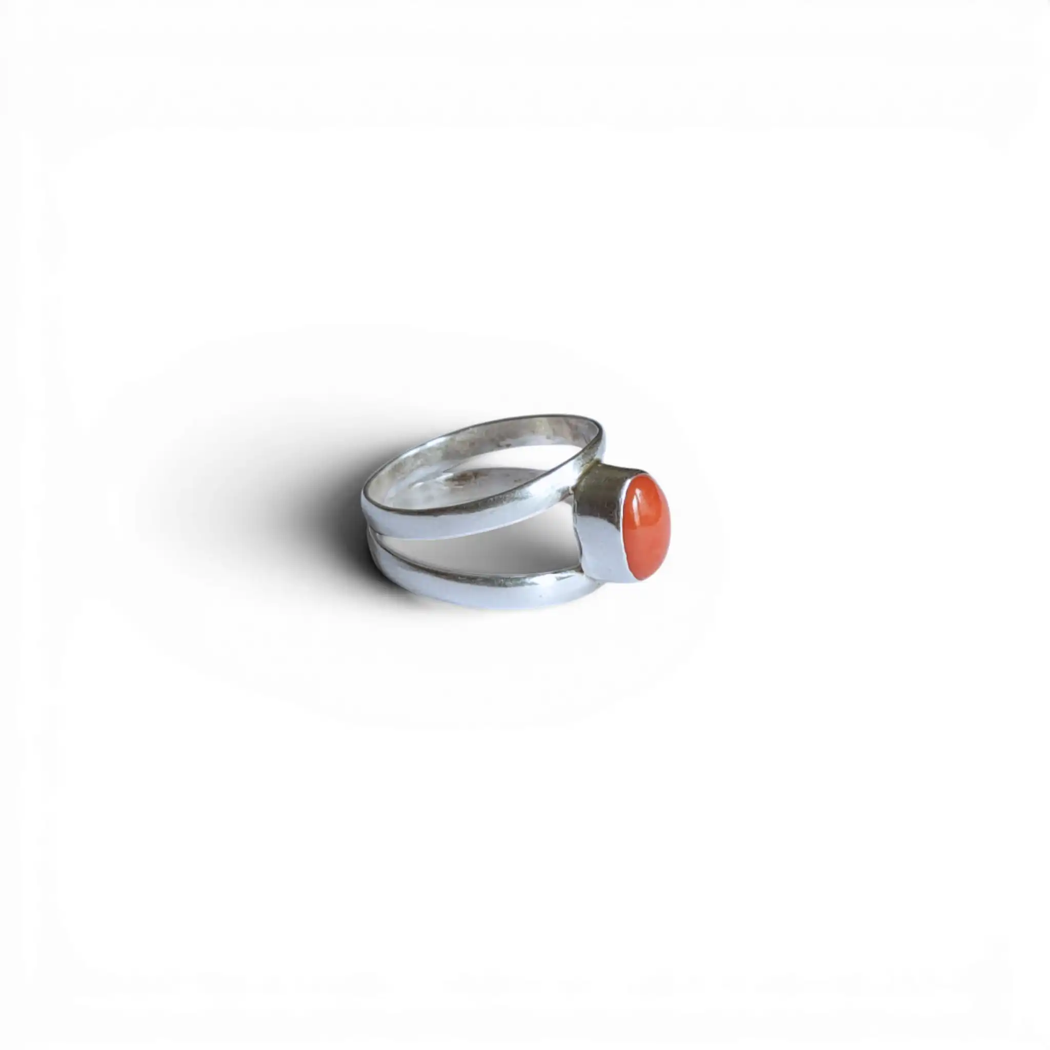 Product image of Red Coral Silver Ring