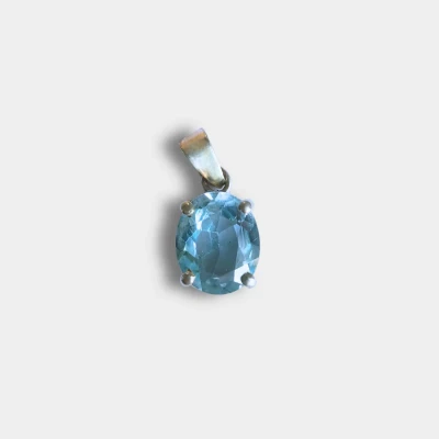 Blue Topaz Pendant
