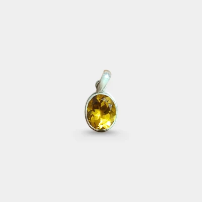 Golden Topaz Pendant