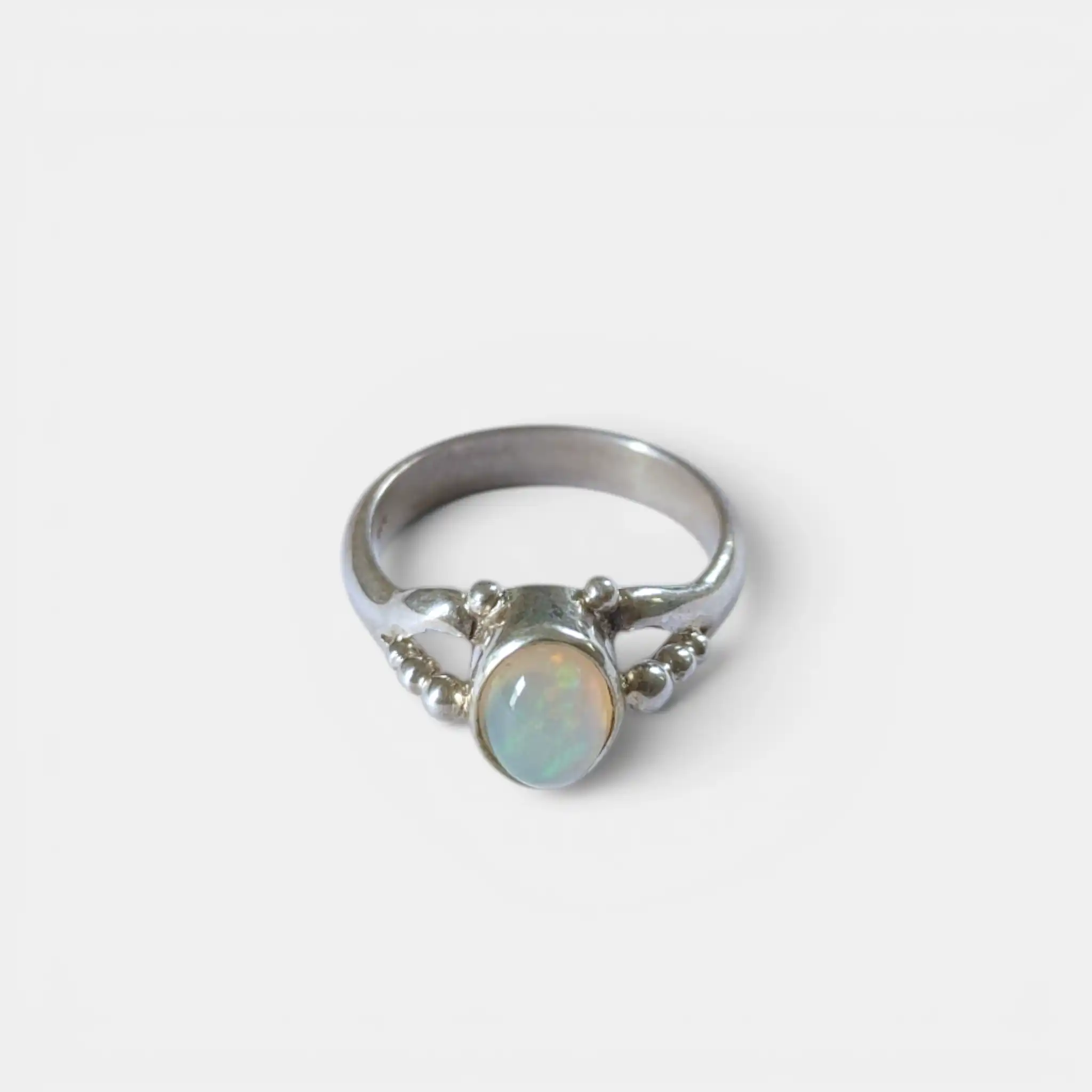 Product image of Opal Silver Ring Luna Mist | OPR-003