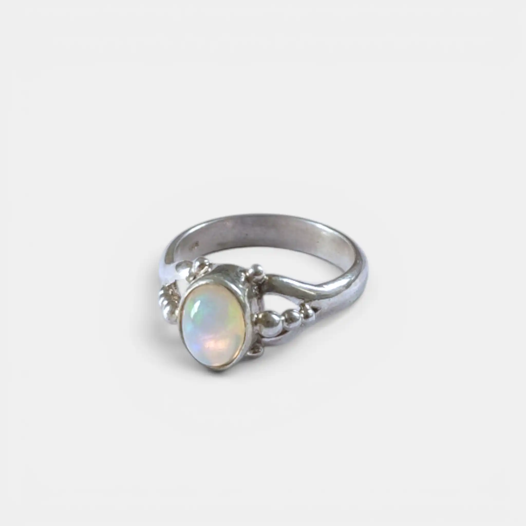 Product image of Opal Silver Ring Luna Mist | OPR-003