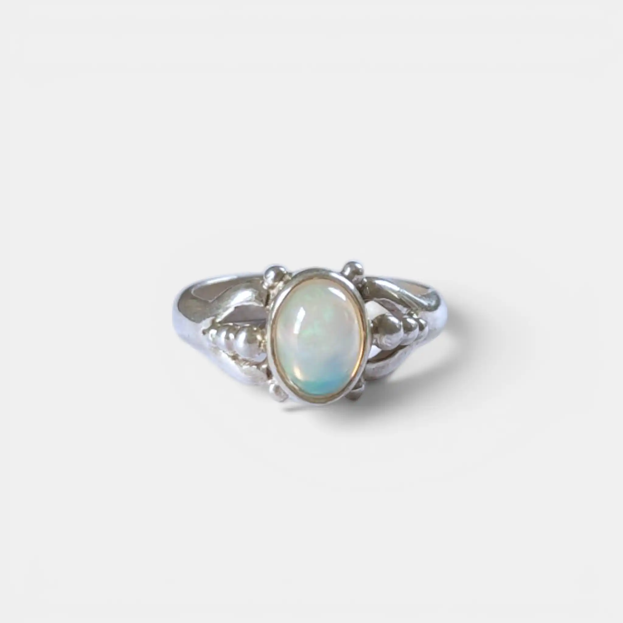 Product image of Opal Silver Ring Luna Mist | OPR-003