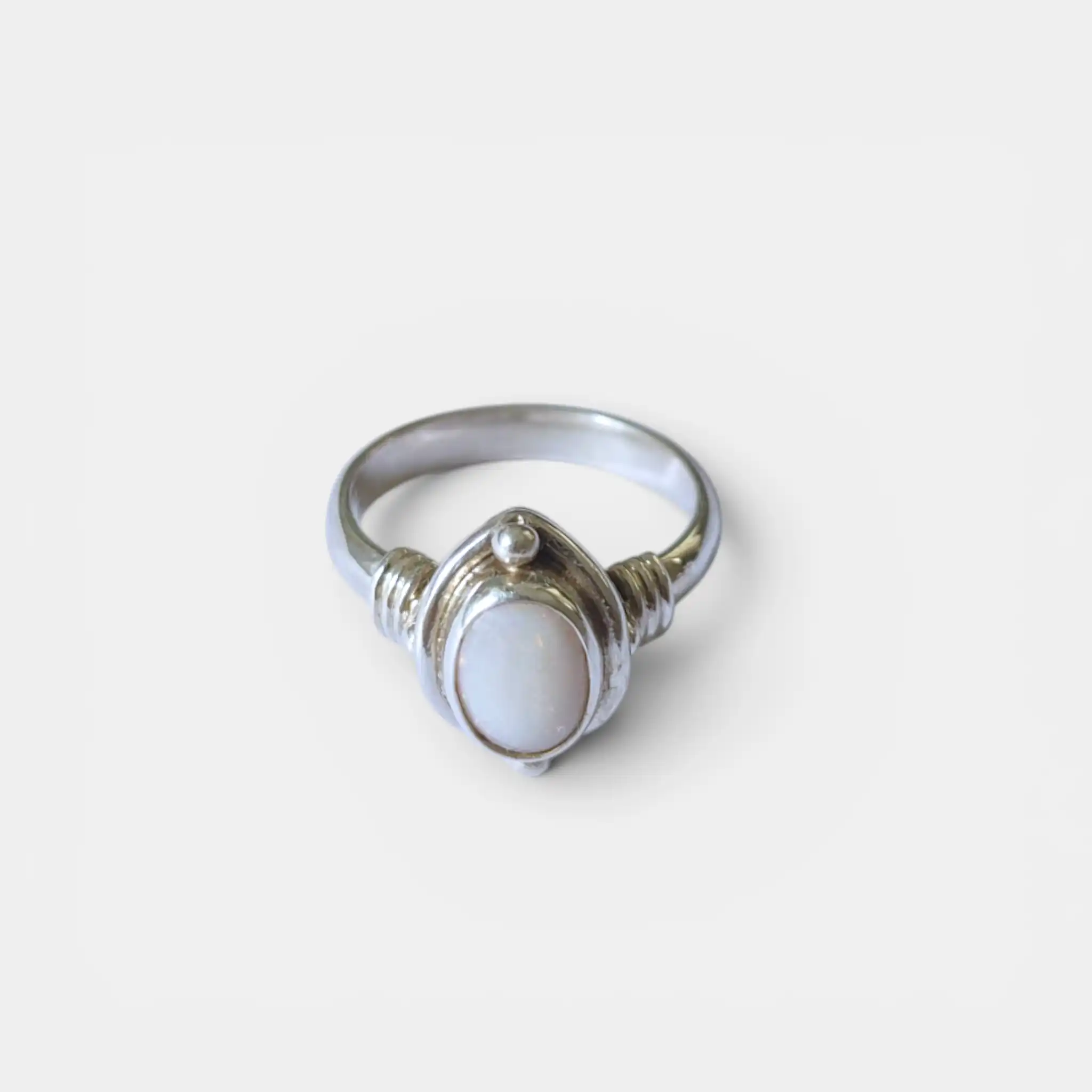 Product image of Opal Ring White Oracle | OPR-013