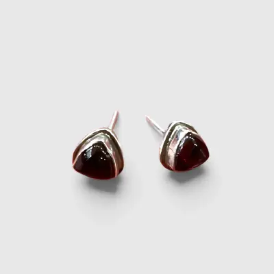 Garnet Stud Earrings