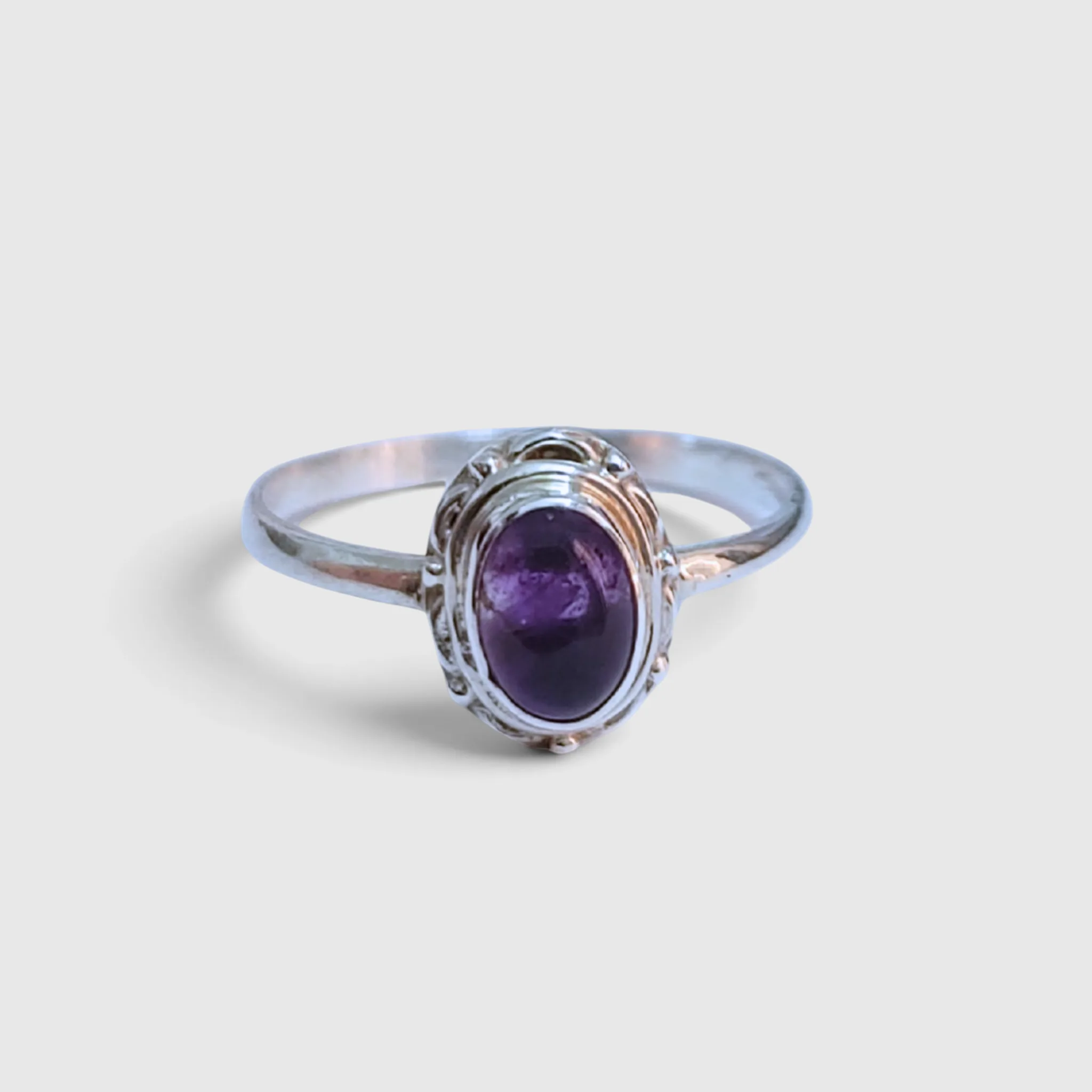 Product image of Amethyst Sterling Silver Ring | 925
