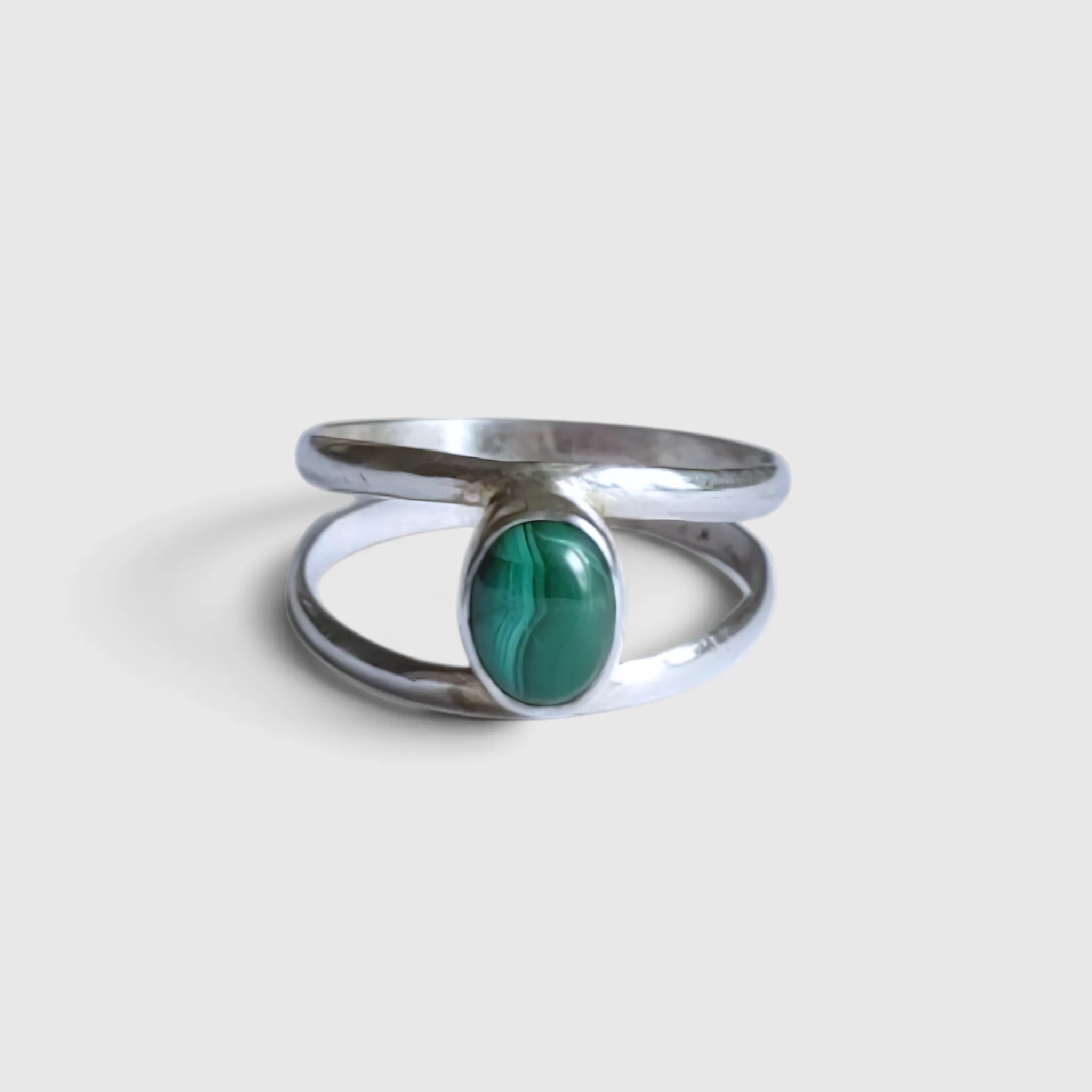 Product image of Malachite Silver Ring