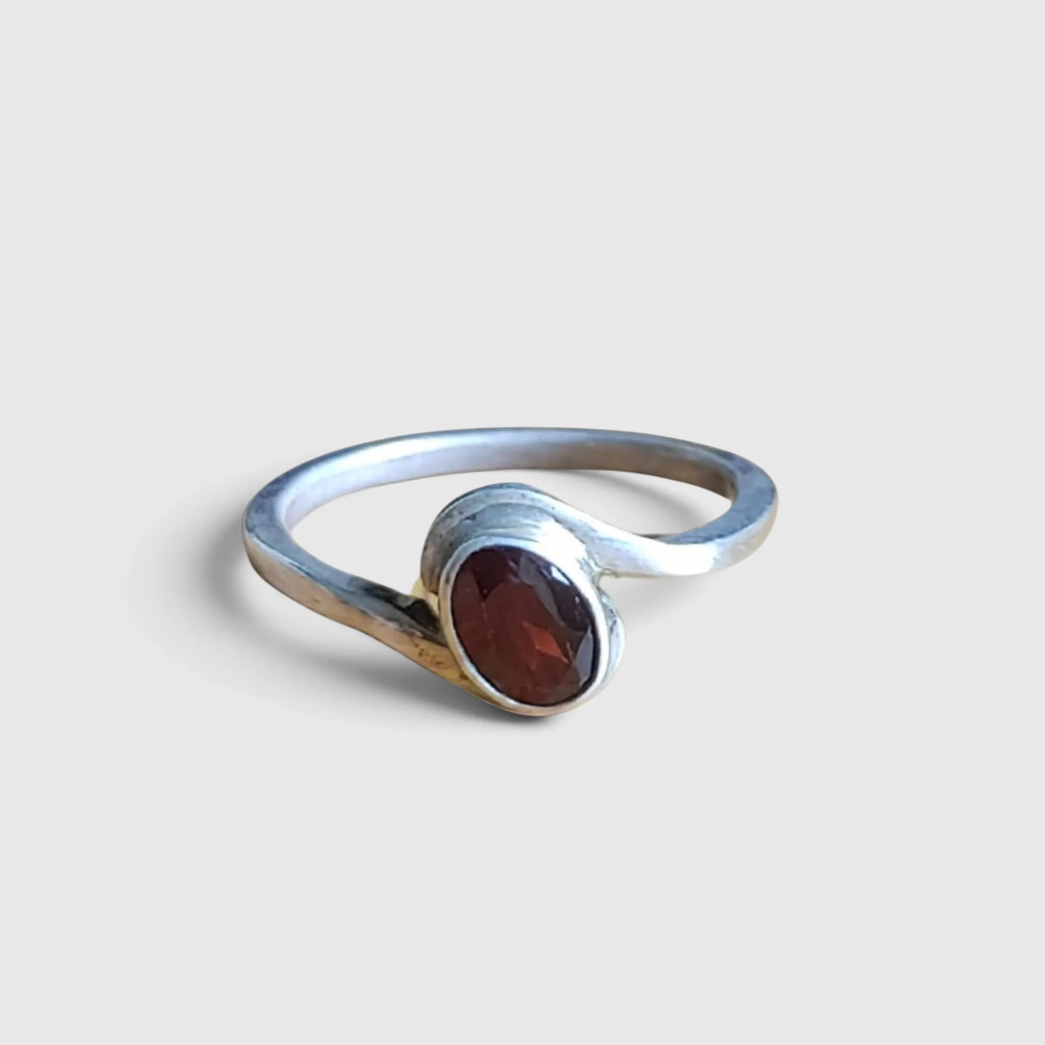 Product image of Garnet Sterling Silver Ring