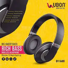 Product image of Ubon Audio Bull 2.O BT-5680 Bluetooth Headset  (Black, On the E