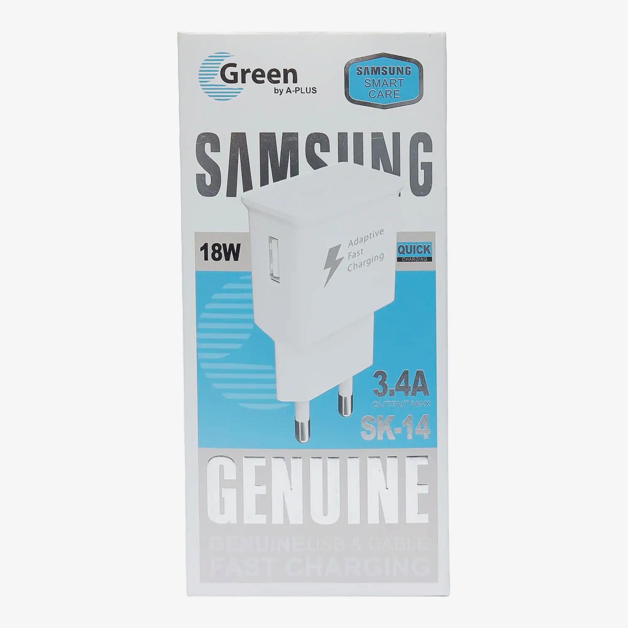 Product image of Green By A-Plus SK-14 Genuine USB & Cable Fast Charging Type Micro 3.4A Power Output