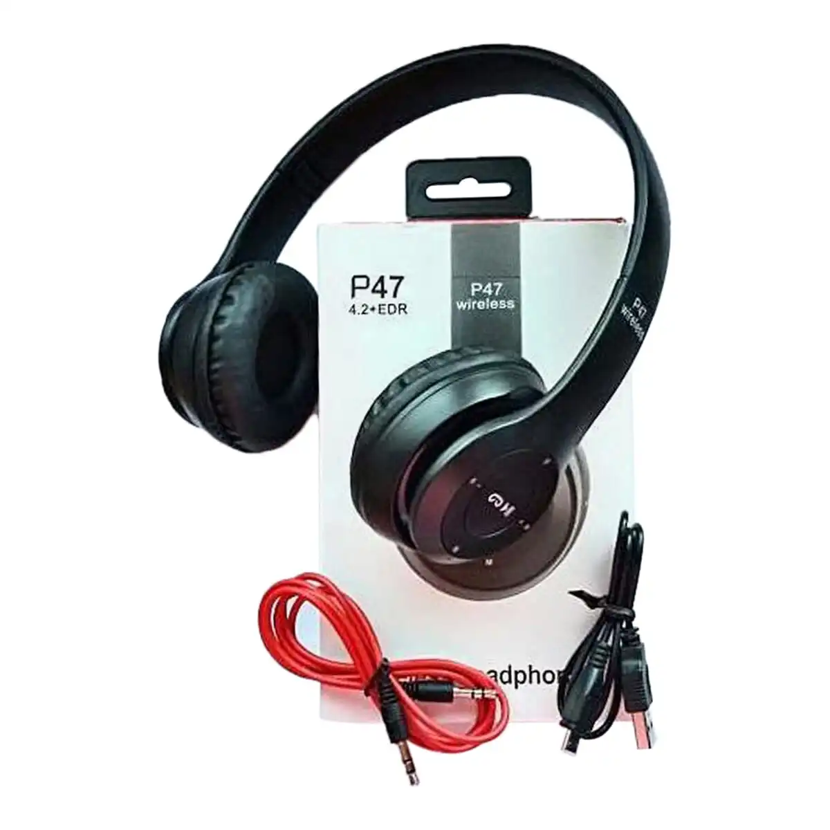 Product image of P47 Bluetooth Wireless Headphone With Mic High Bass Clear Sound Bluetooth Headset