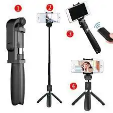 Product image of R1 Selfie Stick For Mobile With Tripod Bluetooth Remote