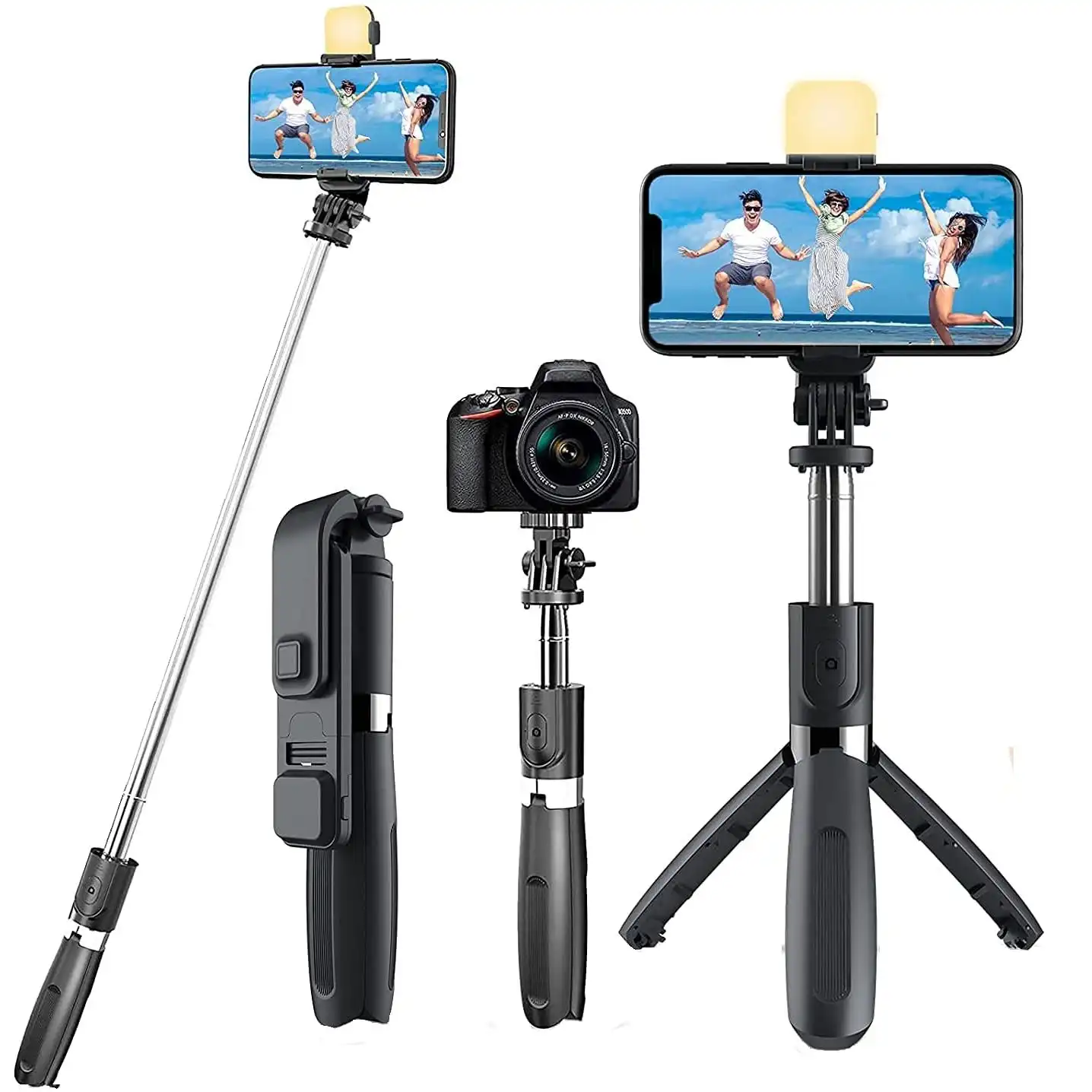 Product image of Selfie Stick For Mobile With Tripod Bluetooth Remote