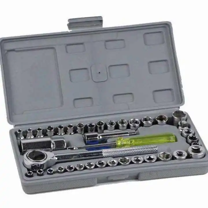 Product image of 40 in 1 Wrench toollKit with Screwdriver and Socket Tool Box Set
