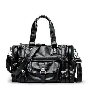 Product image of Quality PU Leather  Bag For Men - Black | Fashion Leather Side Bag For Men