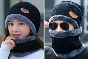 Product image of 2 in 1 Winter Combo Of Toppi And Neck Warmer