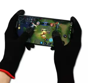 Product image of Sweatproof Finger Sleeve for PUBG Mobile Gamepad  Touch Screen Trigger Warm Breathable Gaming Gloves