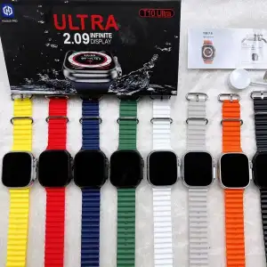Product image of T10 Ultra Smartwatch 2.09" Big Display Bluetooth Calling, Wireless Charging with Activity Tracker