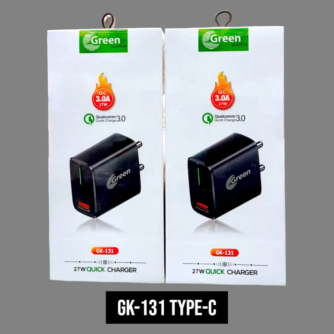 Product image of GK-131 l Type-C l Charger l GREEN