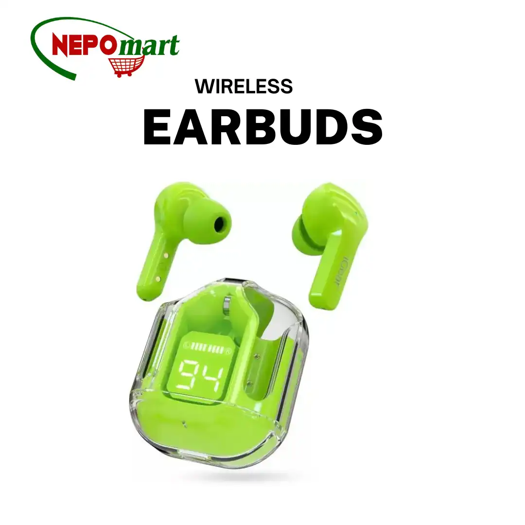 Product image of Ultrapods Pro Transparent TWS Wireless Bluetooth Earbuds With Digital Battery Display
