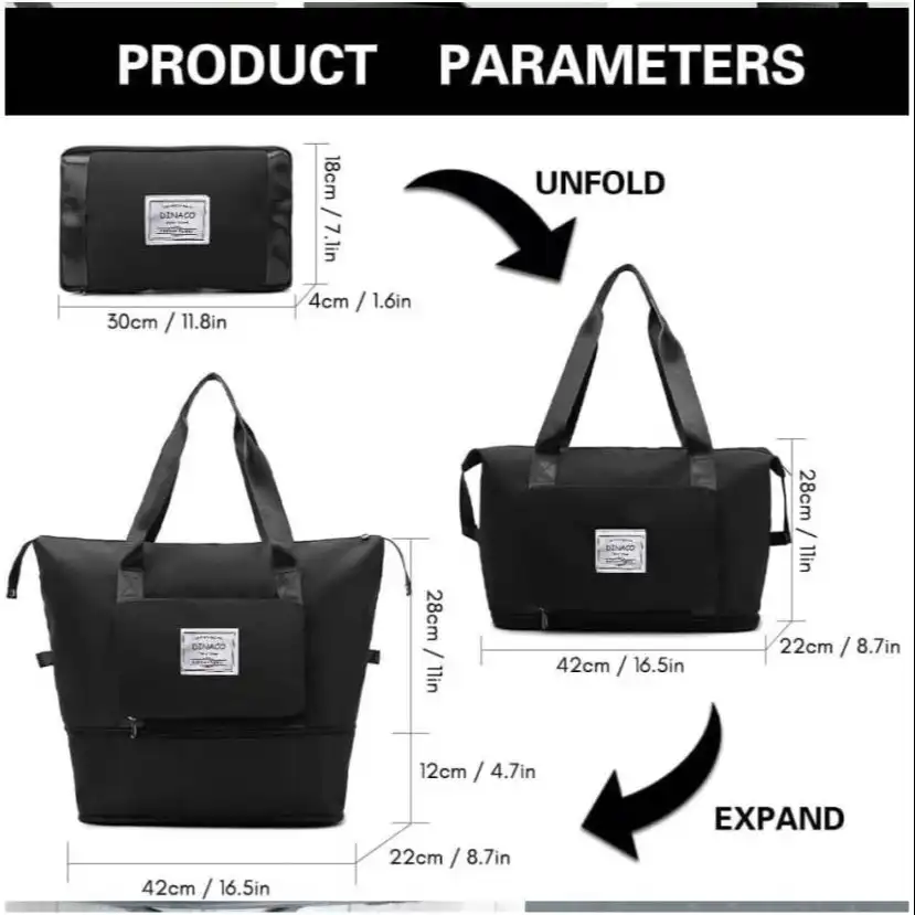 Product image of Foldable travelling Small Travel Bag - L  (Multicolor)