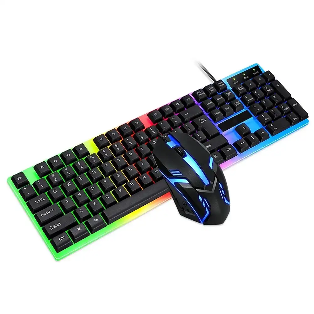Product image of Mechanical RGB Gaming Keyboard And Mouse Combo For PC And Laptop ( Random Color)