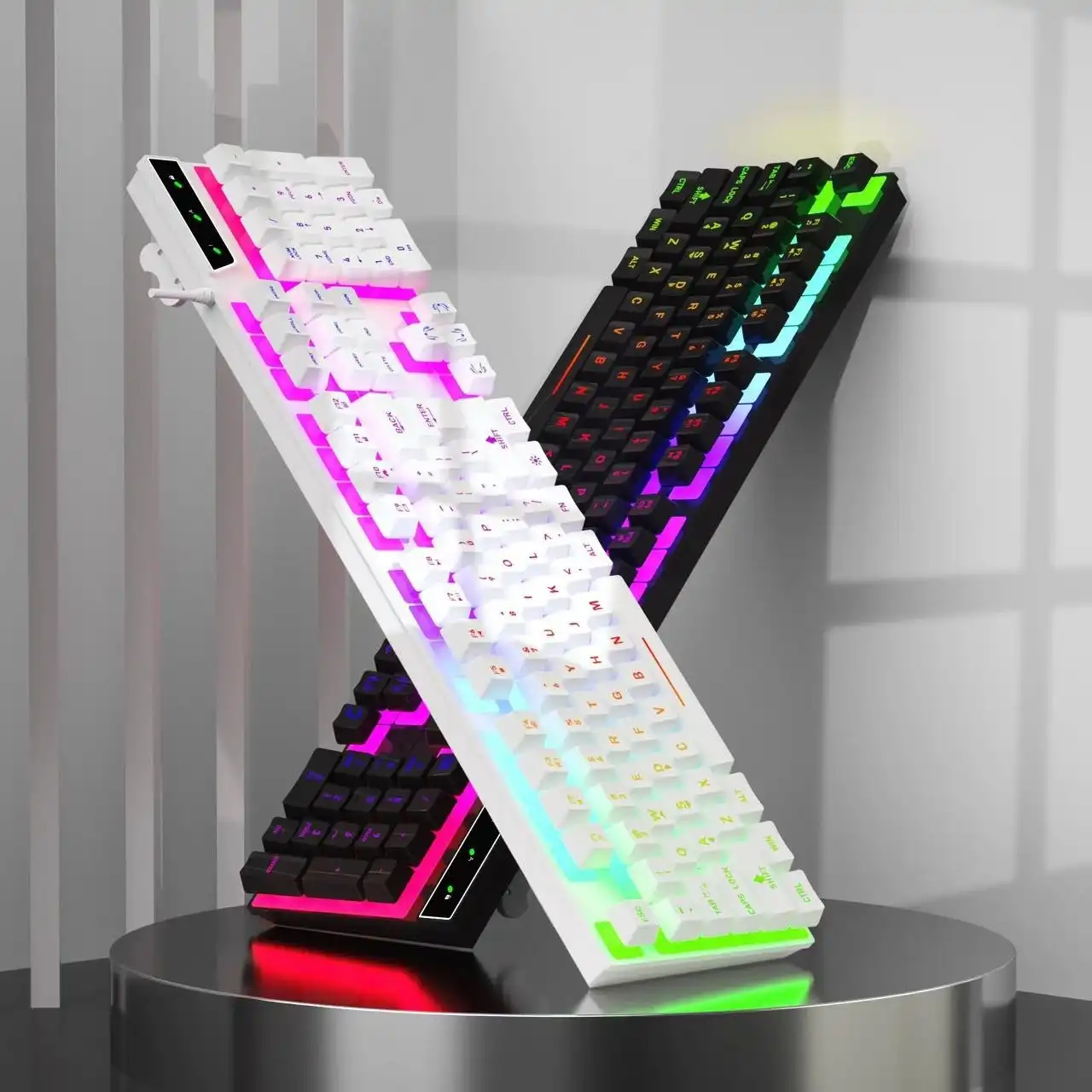 Product image of Mechanical RGB Gaming Keyboard And Mouse Combo For PC And Laptop ( Random Color)
