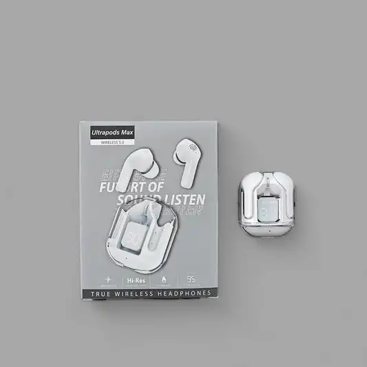 Product image of TWS TRANSPARENT MINI STEREO IN EAR  LED DISPLAY Bluetooth Gaming Headset  (Green, In the Ear)