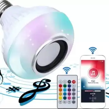 Product image of Trending Latest Led Bulb With Bluetooth Speaker Music Light Bulb RGB Light Smart Bulb
