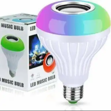 Product image of LED Wireless Light Bulb Speaker, Smart Music Bulb for Party, Home,Smart Speaker  (White)