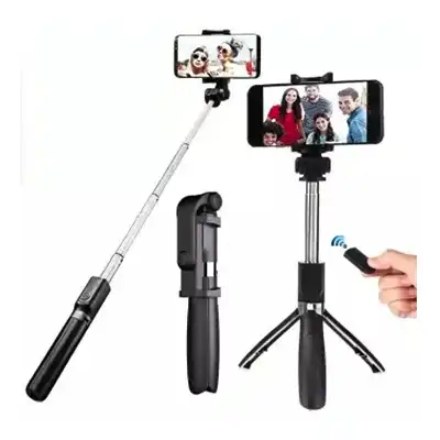 Product image of Gigaware R1 Selfie Stick For Mobile With Tripod Bluetooth Remote