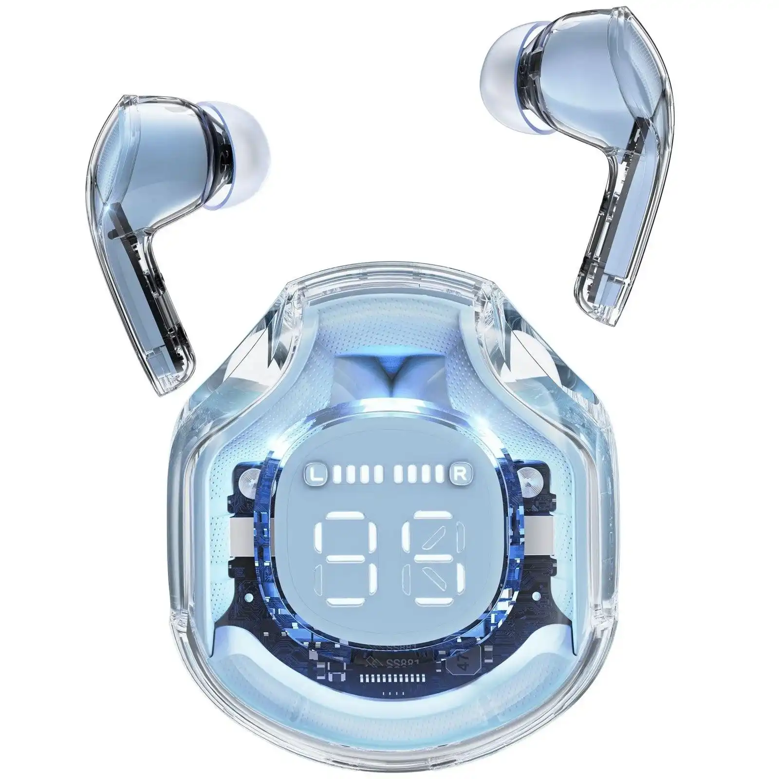 Product image of Ultra Pods Pro Earbuds Transparent TWS Bluetooth Earbuds
