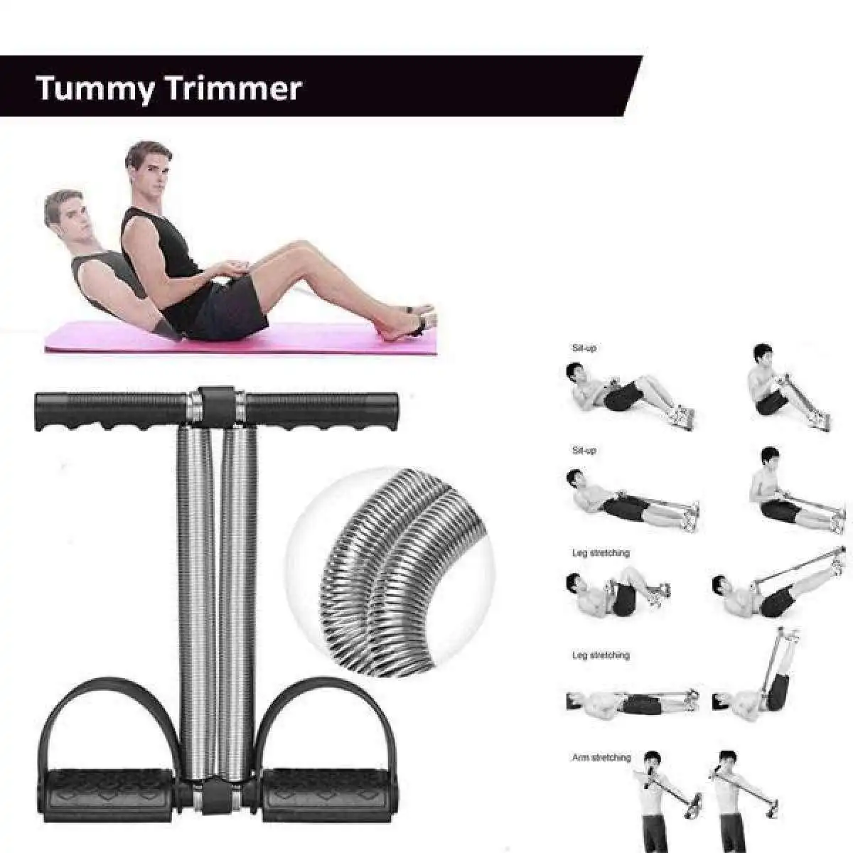 Product image of Spring Tummy Trimmer Abs Waist Total Body Home Gym Sport