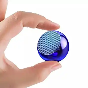 Product image of Mini Bluetooth Portable Speaker Round Small Steel Cannon Stereo subwoofer 5W