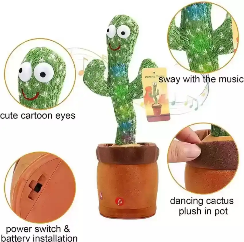 Product image of Rechargable Dancing Cactus Toy For Kids
