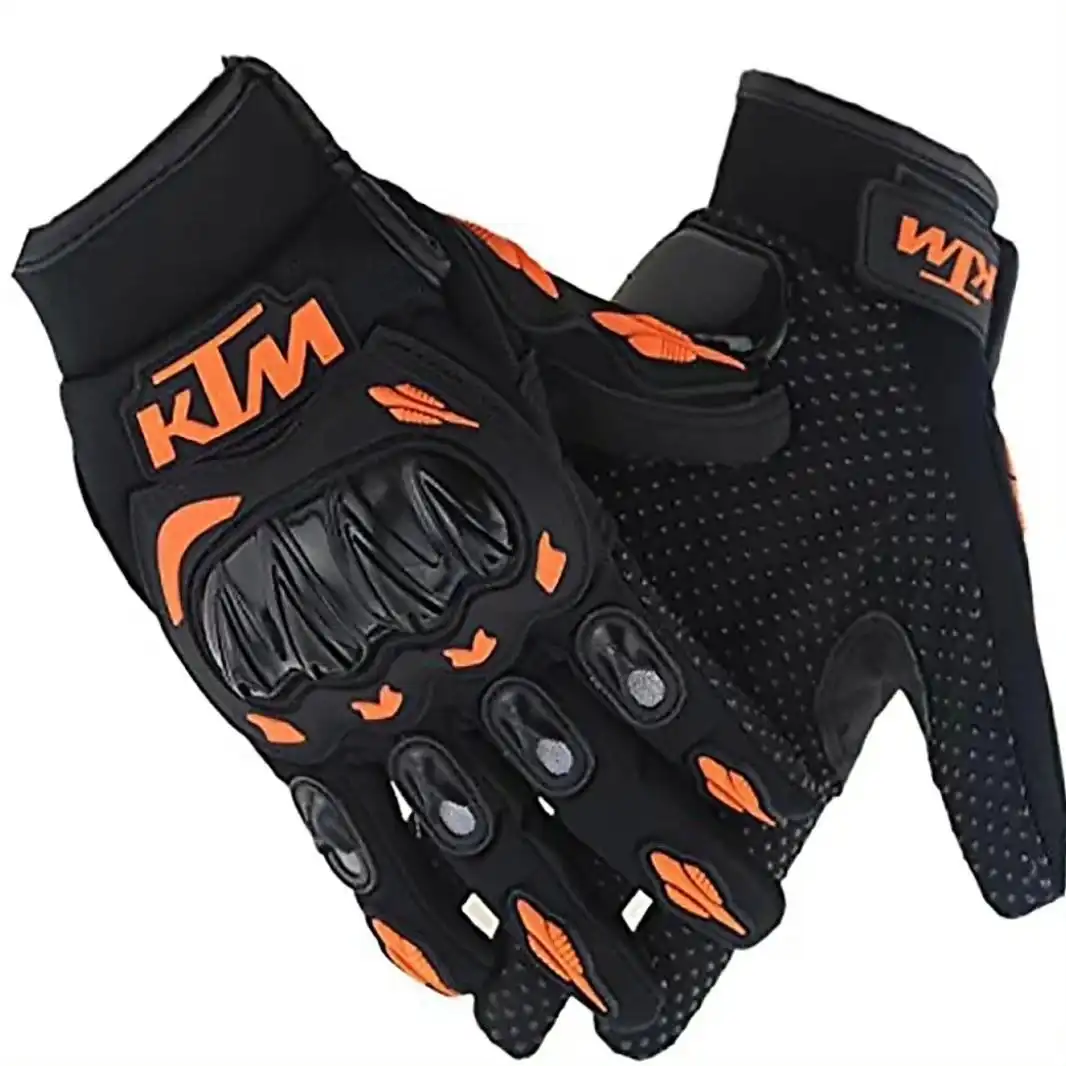 Product image of 3in 1 Rider's Combo Offer, KTM Gloves + M1 Full Ninja Mask + Windproof Chest Guard