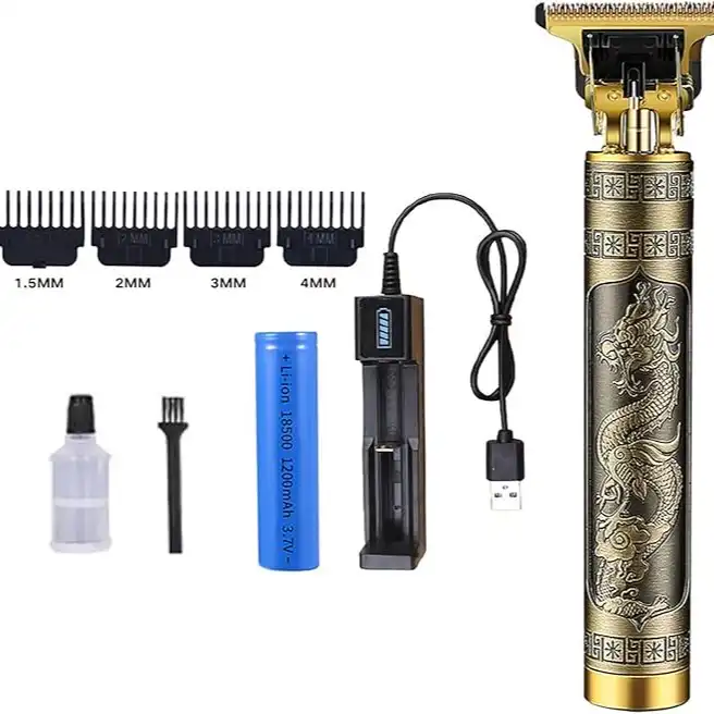 Product image of T9 Professional Stainless Steel Blade Hair Trimmer Clipper With 4 Limit Comb